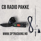 CB Radio President BILL II Pakke med Antenne for FASTMONTERING