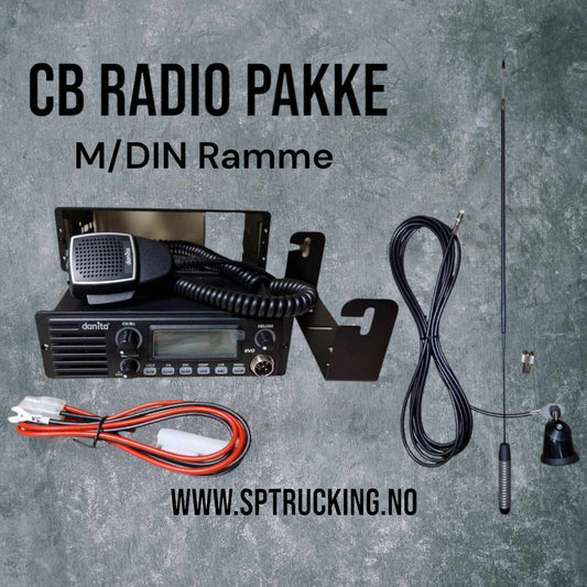 Trucker/offroad Cb Radio pakke med antenne 12-24 volt