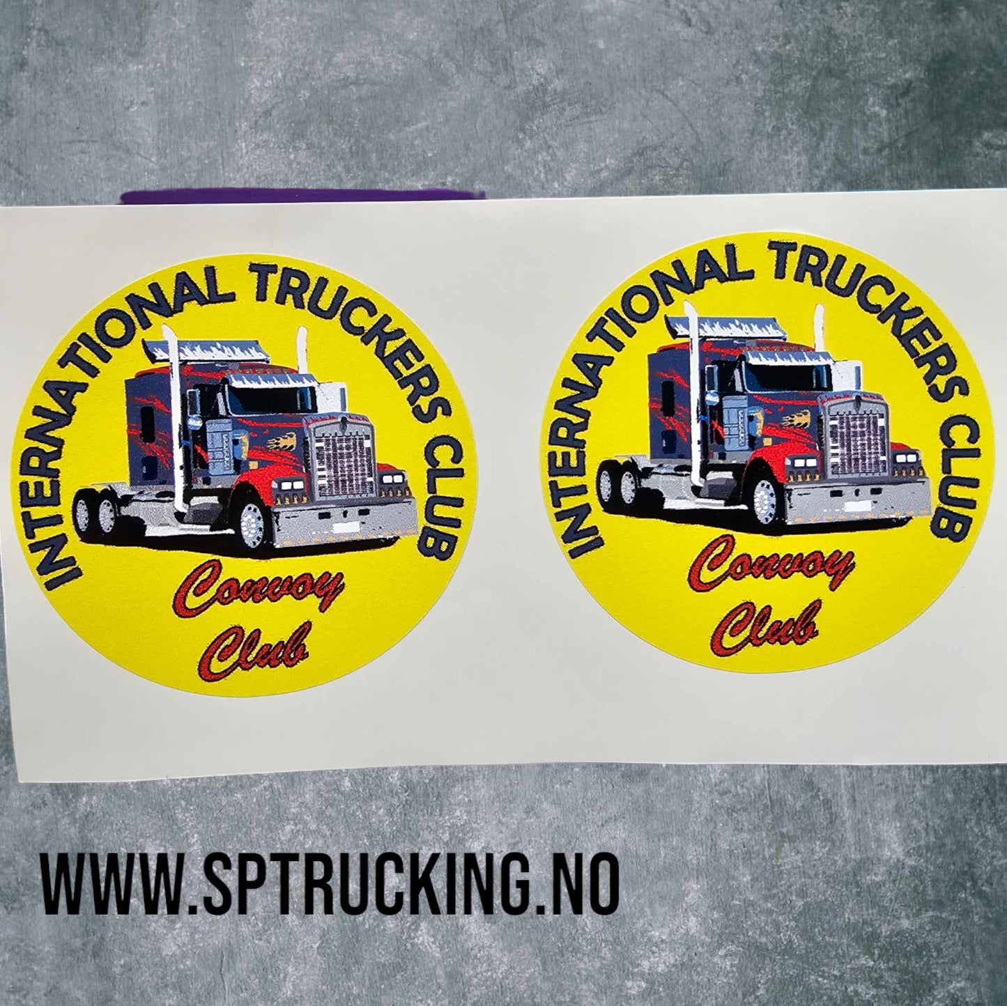 Doorstep stickers kit International truckers