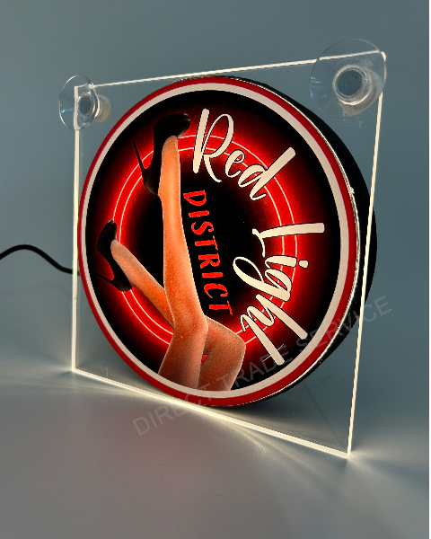 Lightbox Red light district "black heels"