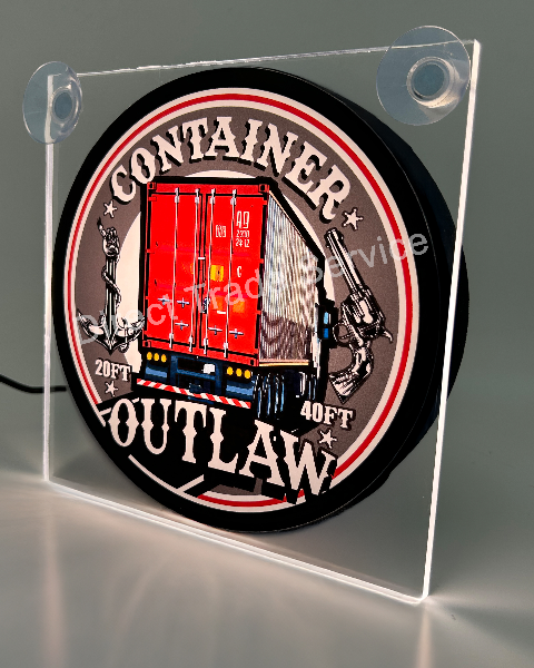 Lightbox Container Outlaw Rød