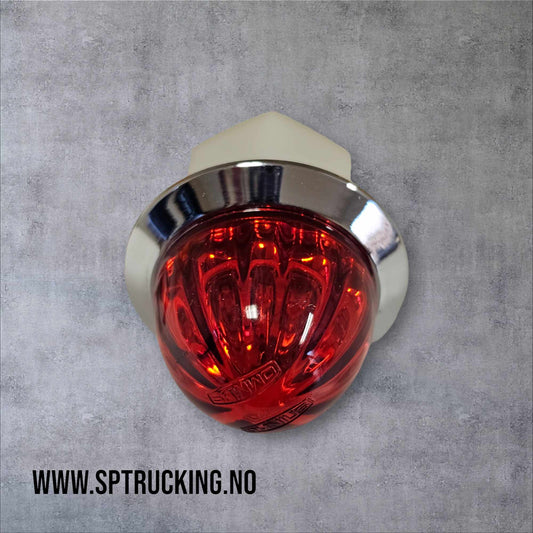 Omnius mini melonlights LED 12/24 volt RØD