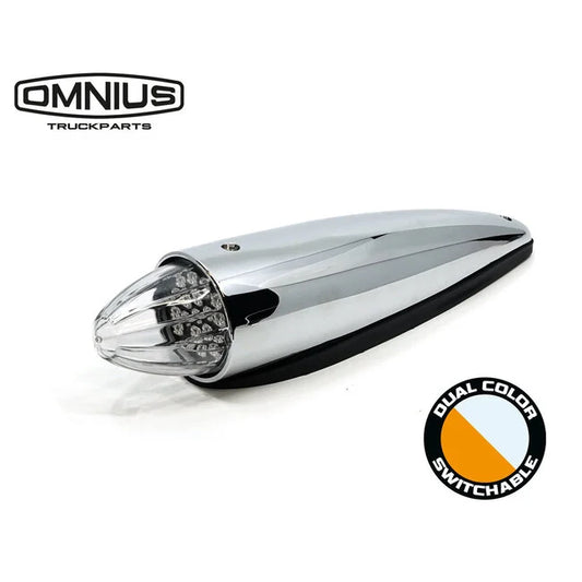 Omnius LED Torpedo lampe med Orange og hvitt lys