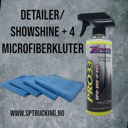 Pro33 + Microfiberkluter 4 stk