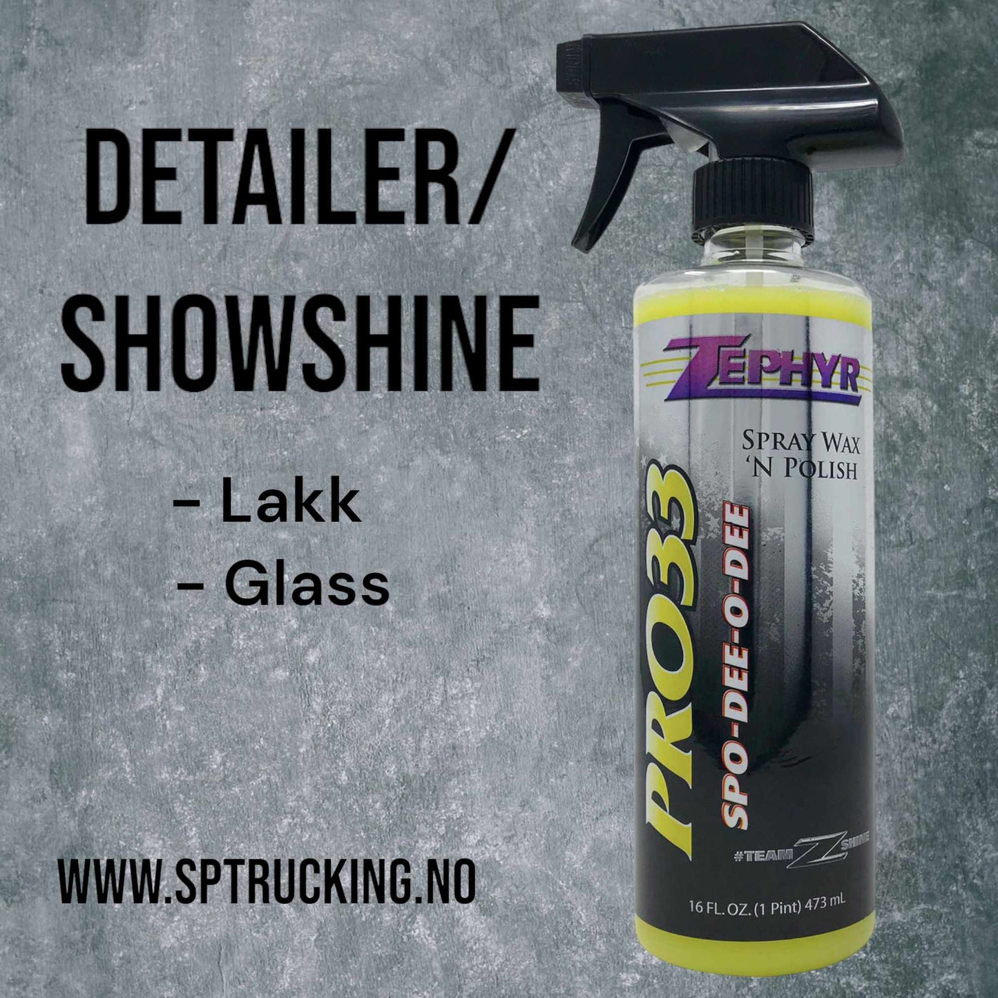 Zephyr PRO33 Detailer / Showshine