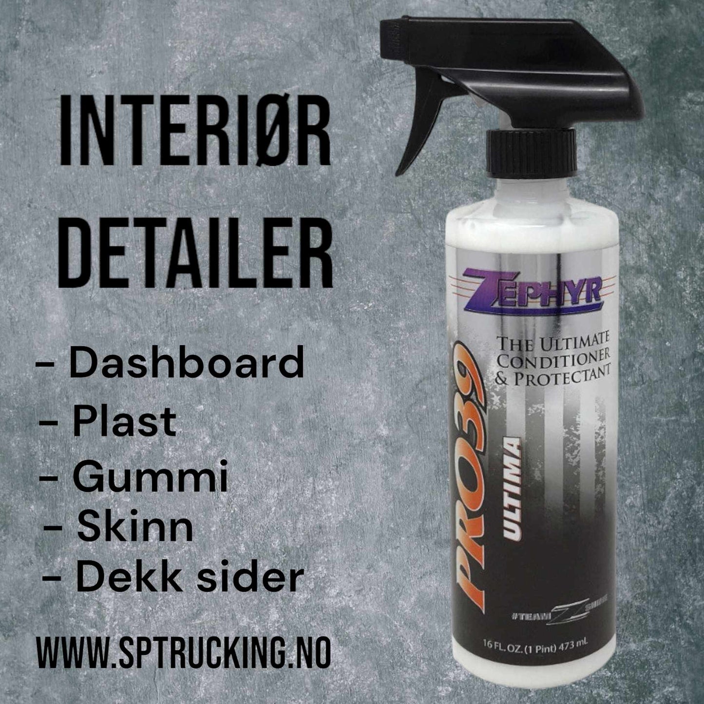 Zephyr PRO39 Interiør Detailer