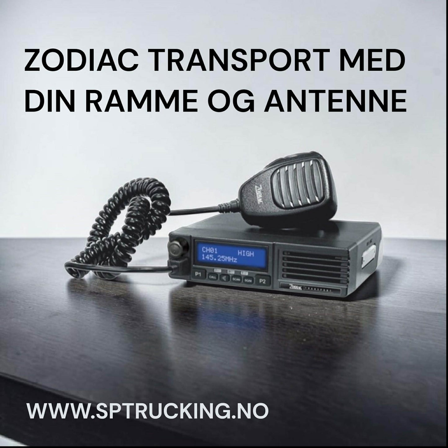 Zodiac Transport med DIN ramme og Antenne
