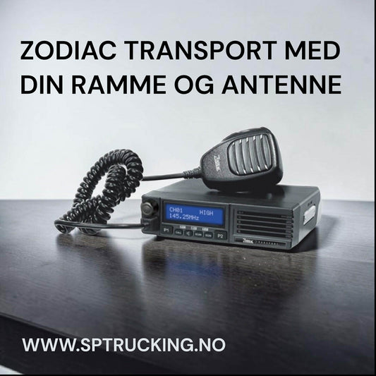 Zodiac Transport med DIN ramme og Antenne
