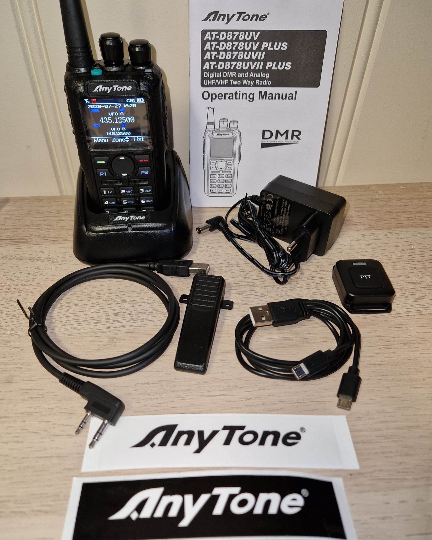 Anytone D878UV II PLUS m/Bluetooth, GPS og APRS