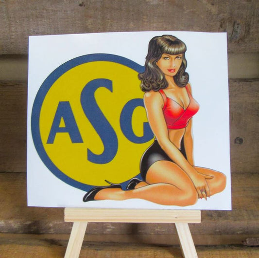Sticker Pinup - ASG