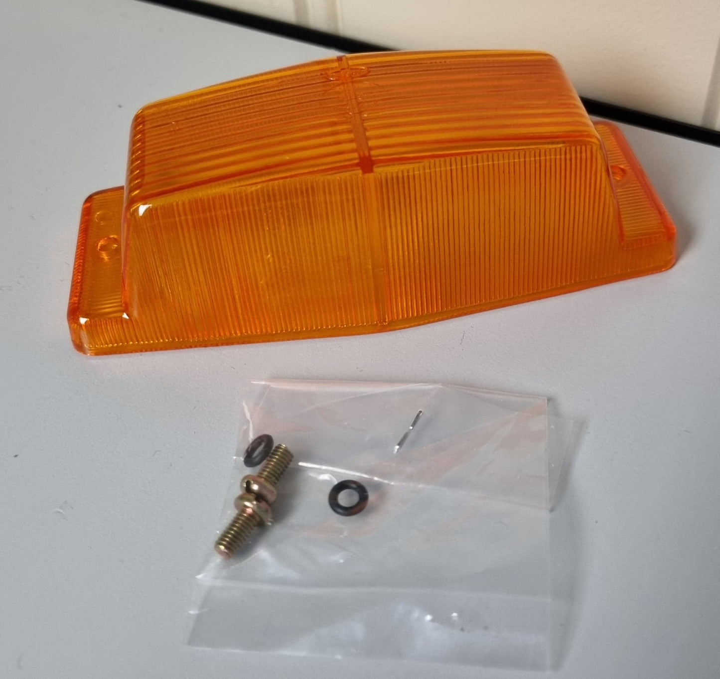 Double Burner Glass, Orange