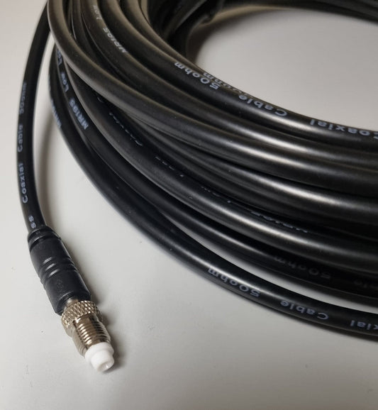 Coax kabel med ferdig FME/FME plugger 10 meter