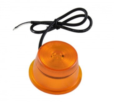 GYLLE glass orange 1 Led 0,5 m kabel