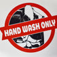 Sticker Hand Wash Only