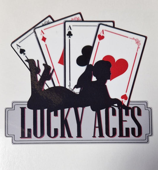 Sticker Lucky Aces