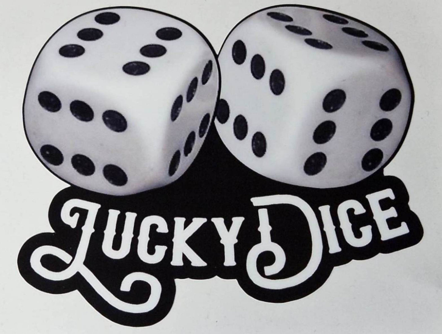 Sticker Lucky Dice