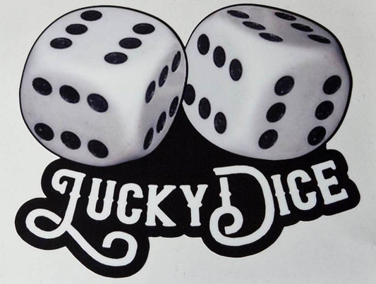 Sticker Lucky Dice