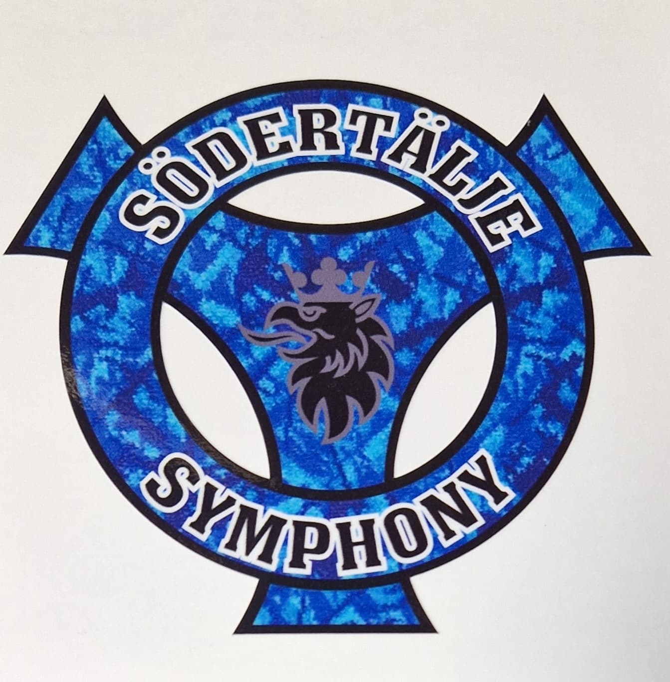 Sticker Sødertalje symphony Blå