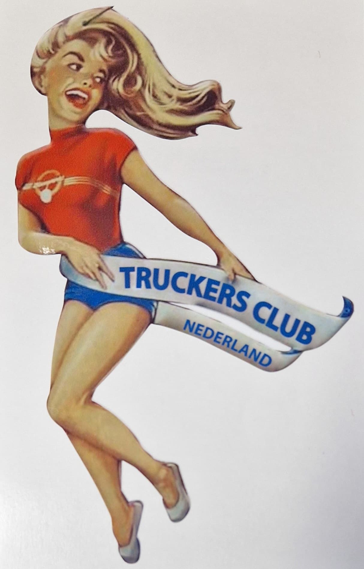 Sticker Pinup Truckers club