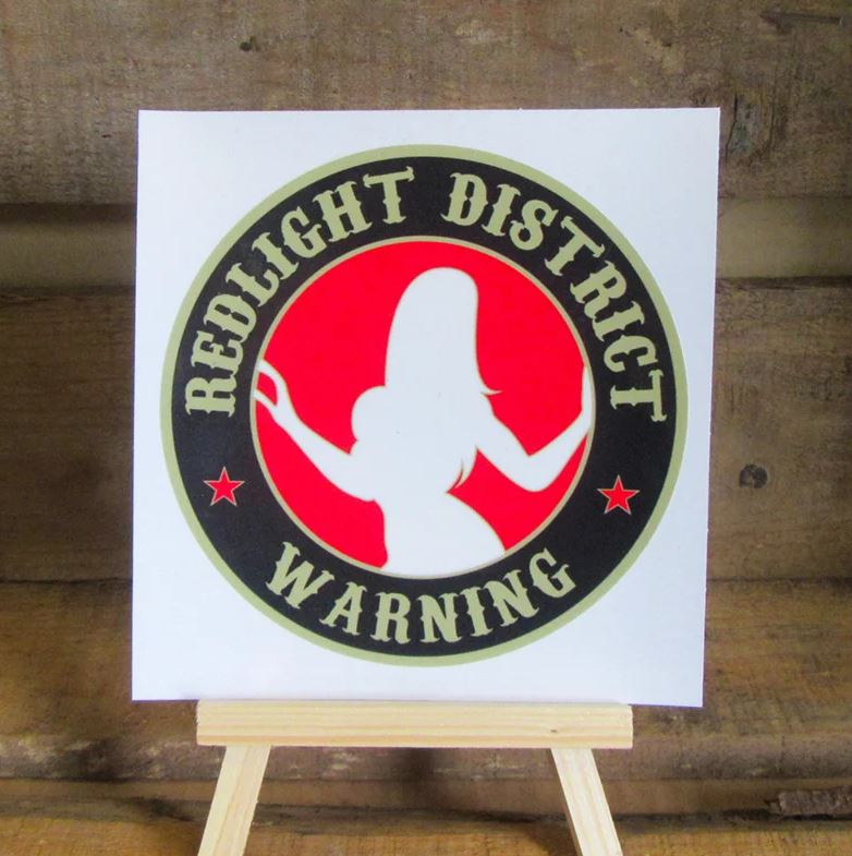 Sticker Warning - RedLight District