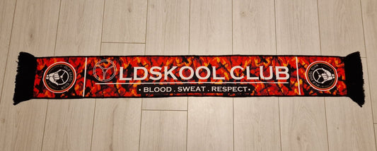 Skjerf, Old Skool plysj rød