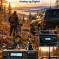 Jakt / Sikringsradio pakke med antenne. Montering i Bil