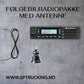 Følgebilradio pakke med Antenne.