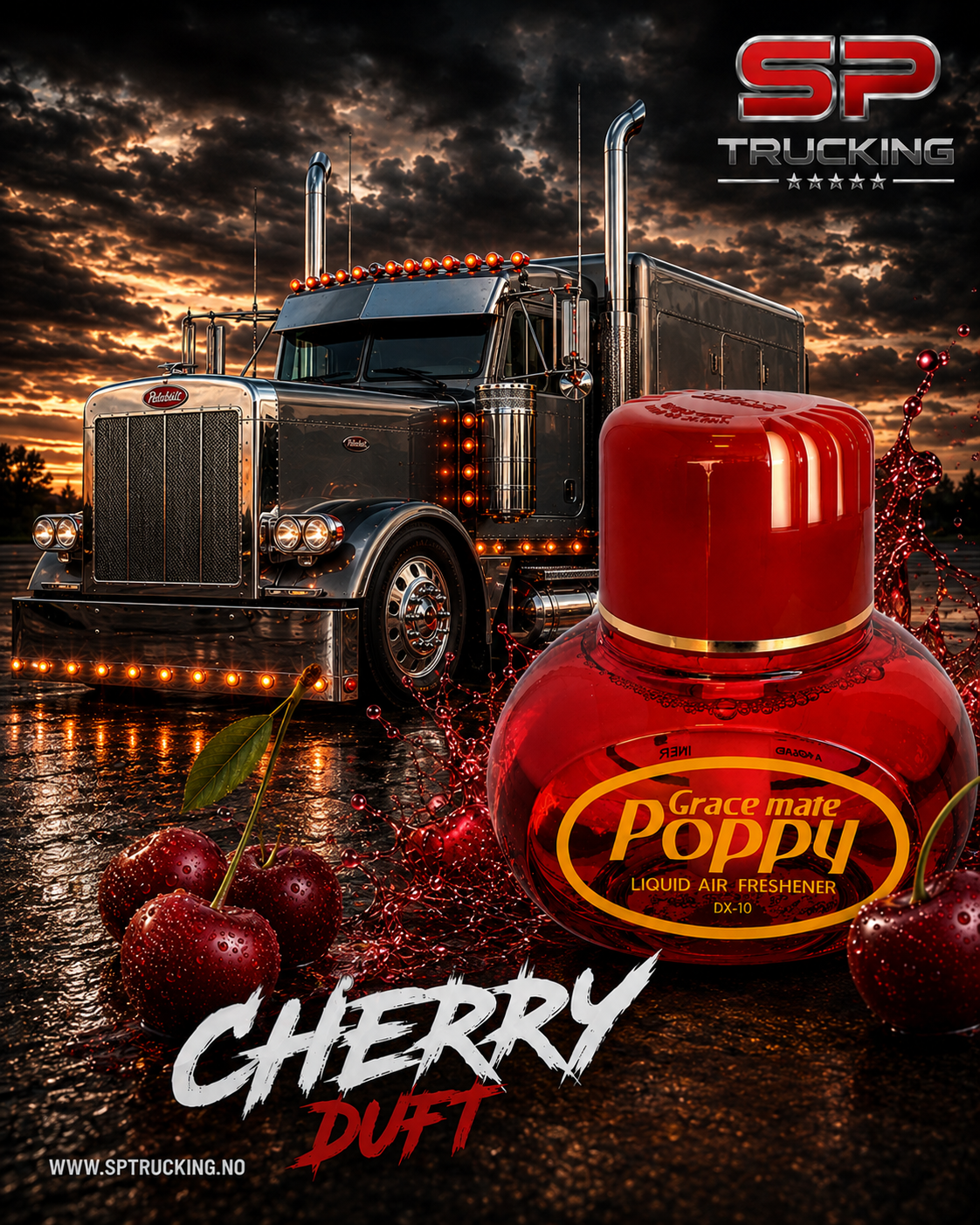 Poppy Grace Mate Liquid Air Freshener CHERRY