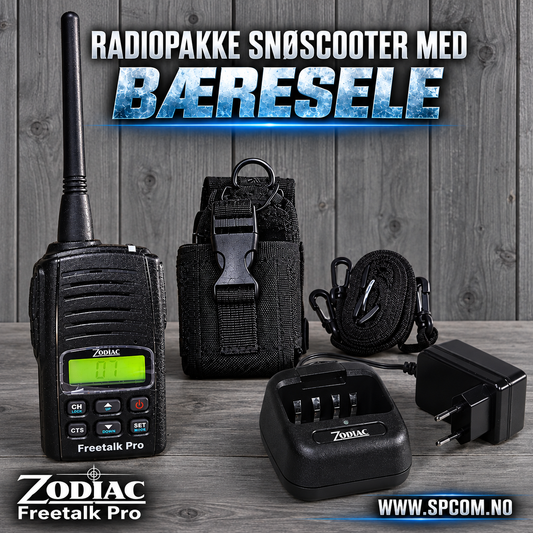 SNØSCOOTER/UTV Radiopakke m/ bæresele