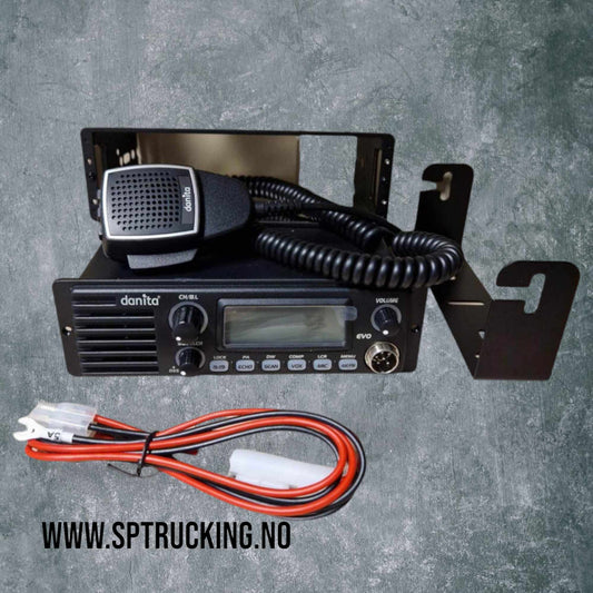Trucker/offroad Cb Radio pakke med antenne 12-24 volt