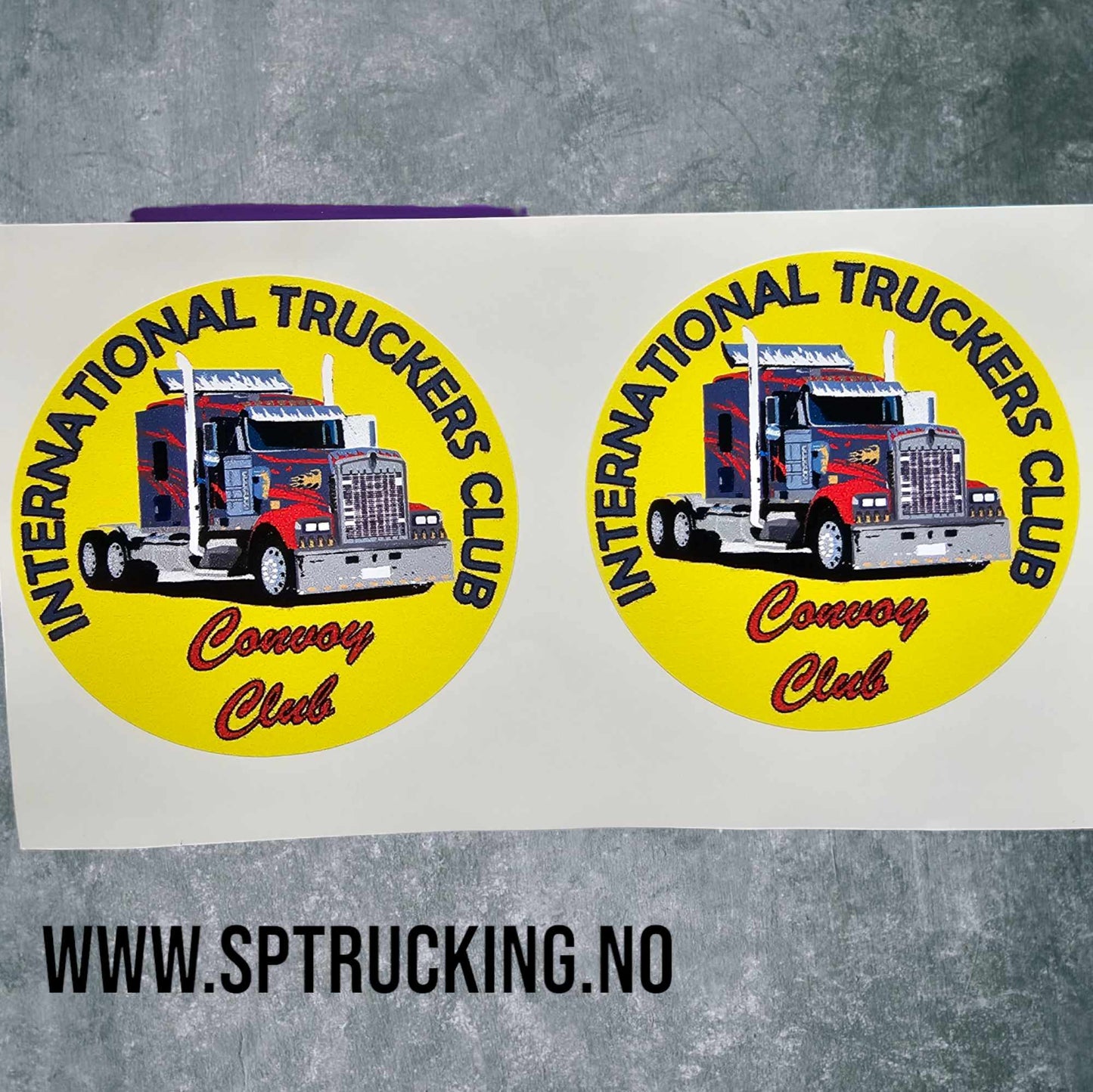 Door step stickers kit International truckers