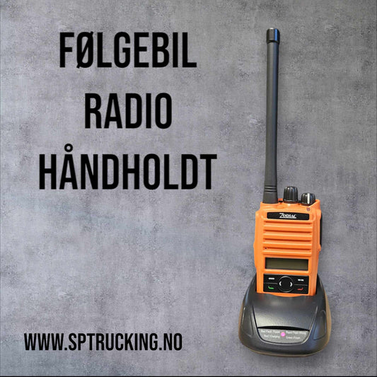 Følgebil radio håndholdt med display.