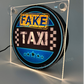 Lightbox FAKE TAXI Blå