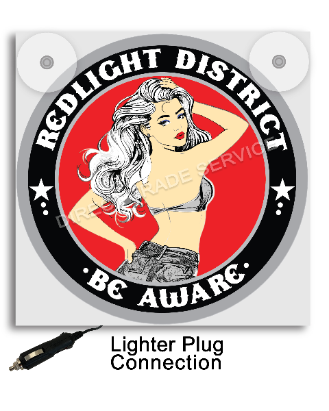 Lightbox Red Light district Be aware