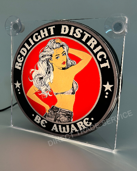 Lightbox Red Light district Be aware