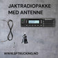 Jakt / Sikringsradio pakke med antenne.