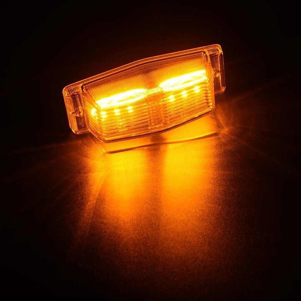 Omnius LED Doubleburner blankt glass med Dualcolor Hvit/Orange lys