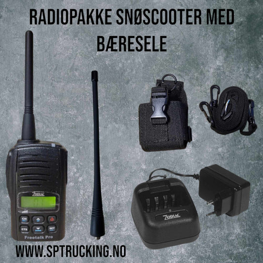 SNØSCOOTER/UTV Radiopakke m/ bæresele