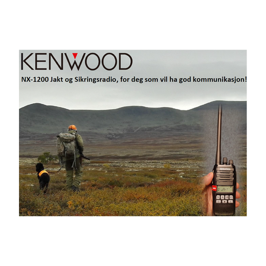 Kenwood NX-1200DE2 Digital/Analog Jaktradio