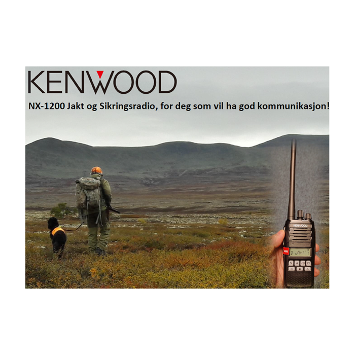 Kenwood NX-1200DE2 Digital/Analog Jaktradio