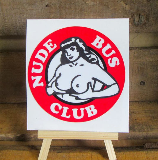 Sticker Nude Bus Club