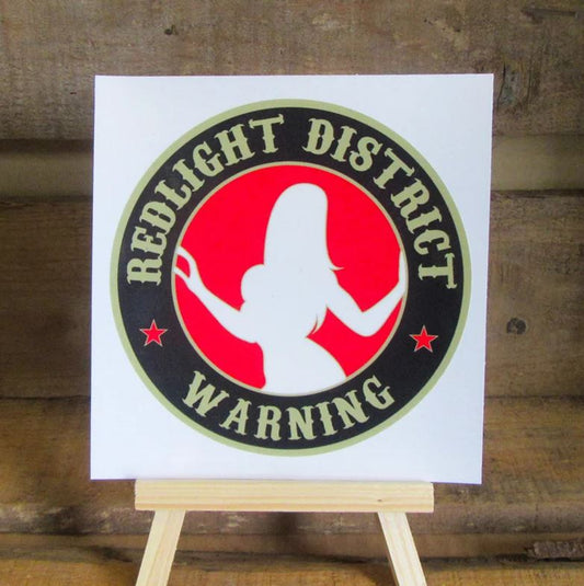Sticker Warning - RedLight District